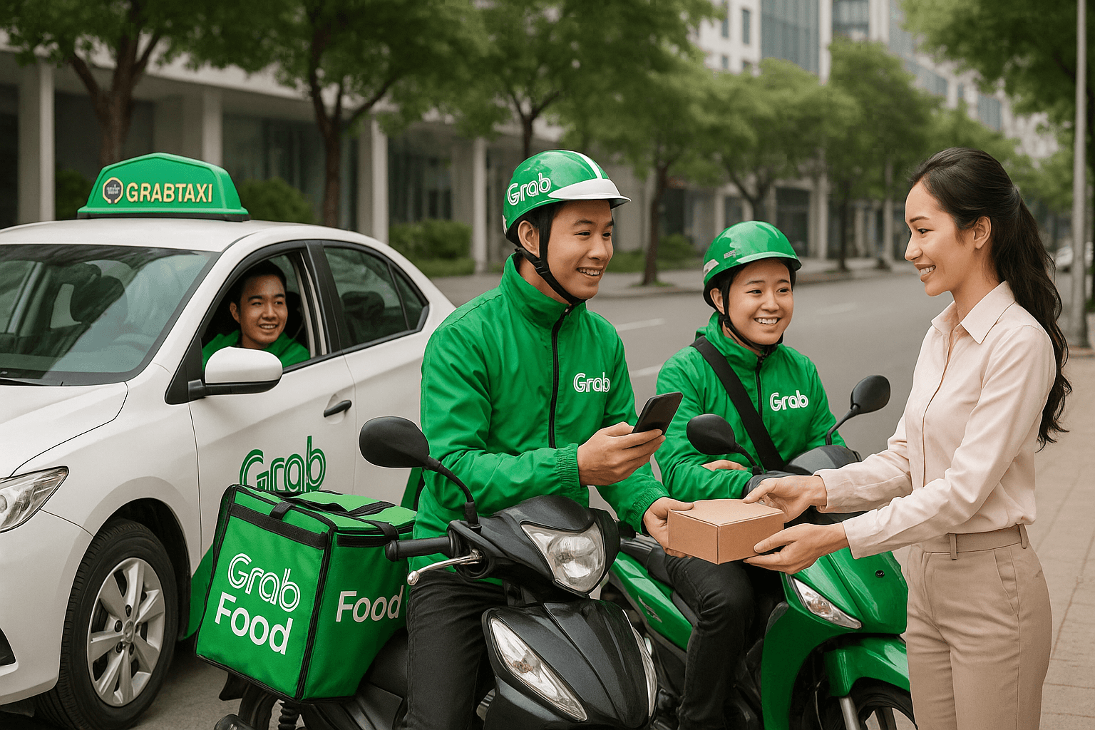 Gọi Xe Grab Taxi & Xe Ôm Thiện Tân Vĩnh Cửu Đồng Nai Giá Rẻ 0336488240